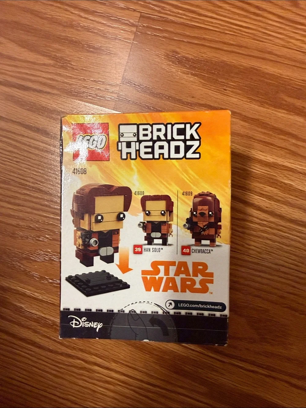 LEGO BrickHeadz Star Wars set 41608 Han Solo new in sealed box retired and rare